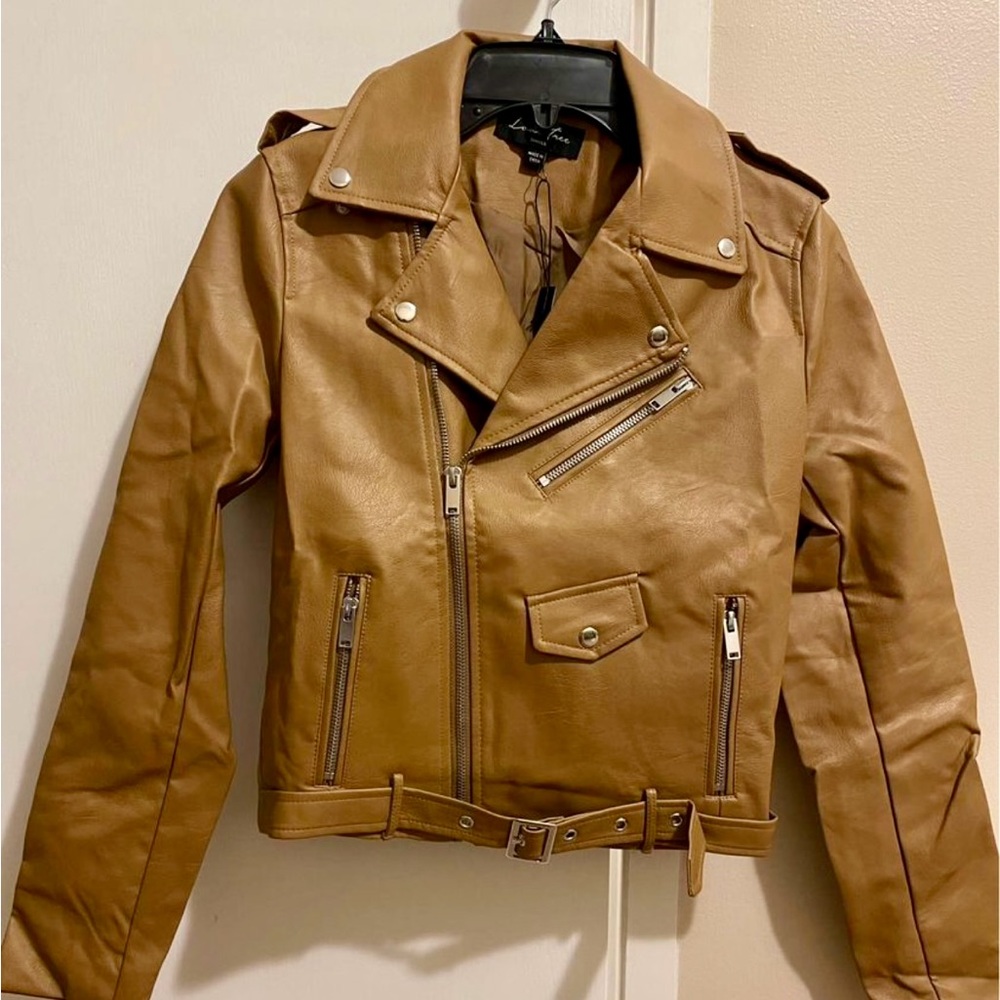 Faux Leather Jacket